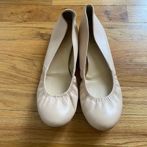 JCrew Nude cece ballet flats
